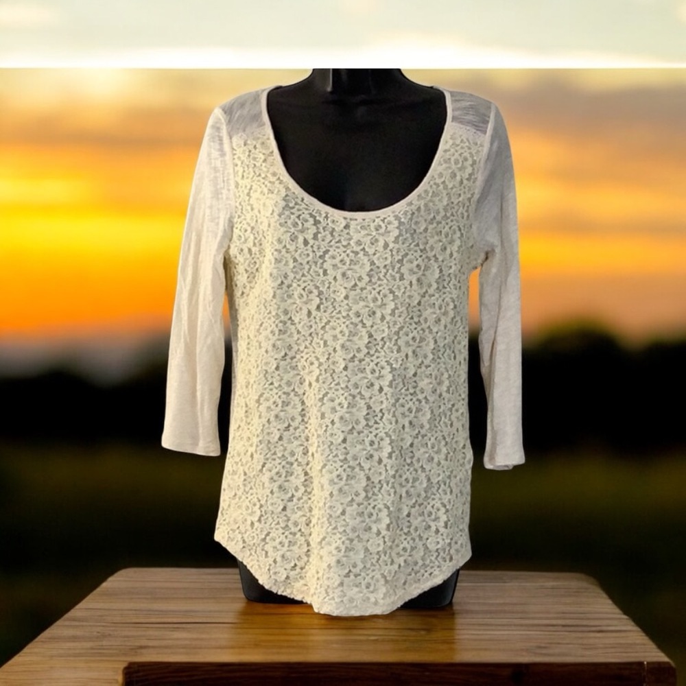 Lucky Brand Lace Top